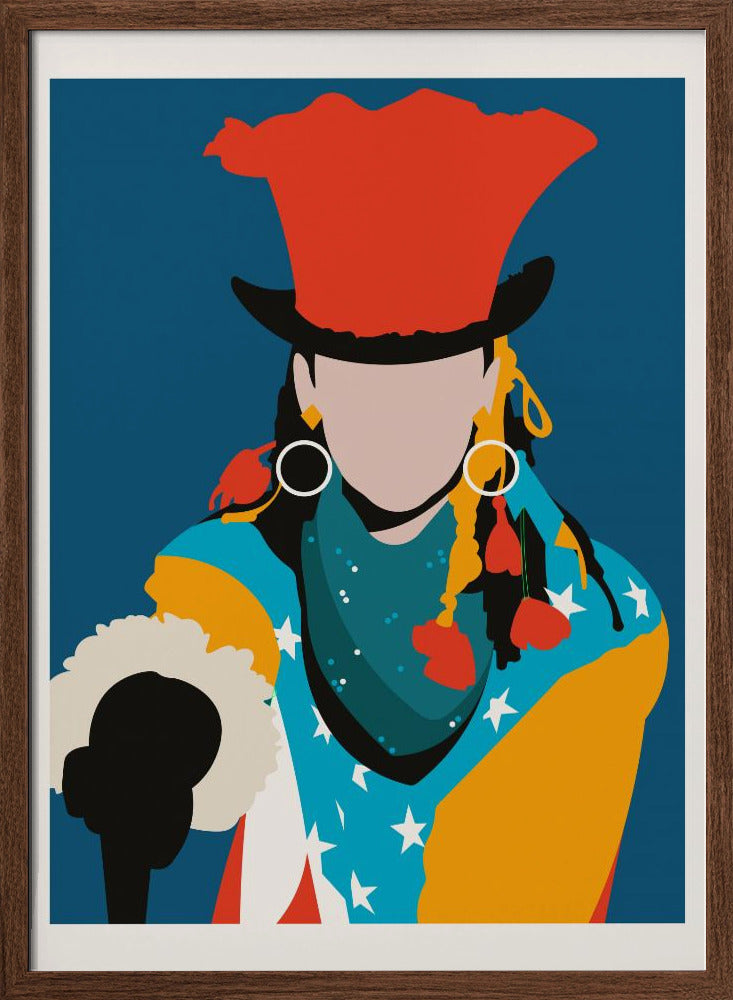 Boy George Minimalist Pop Art Poster